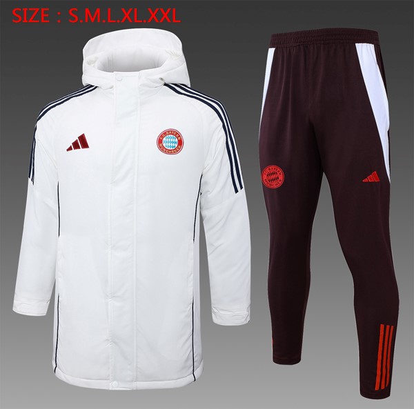 Abrigo Bayern Munich Conjunto Completo 2024/25 Blanco